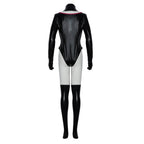 Hazbin Hotel An gel Dust Poison Cosplay Costume Black Leather Jumpsuit Party Carnival - Azufun