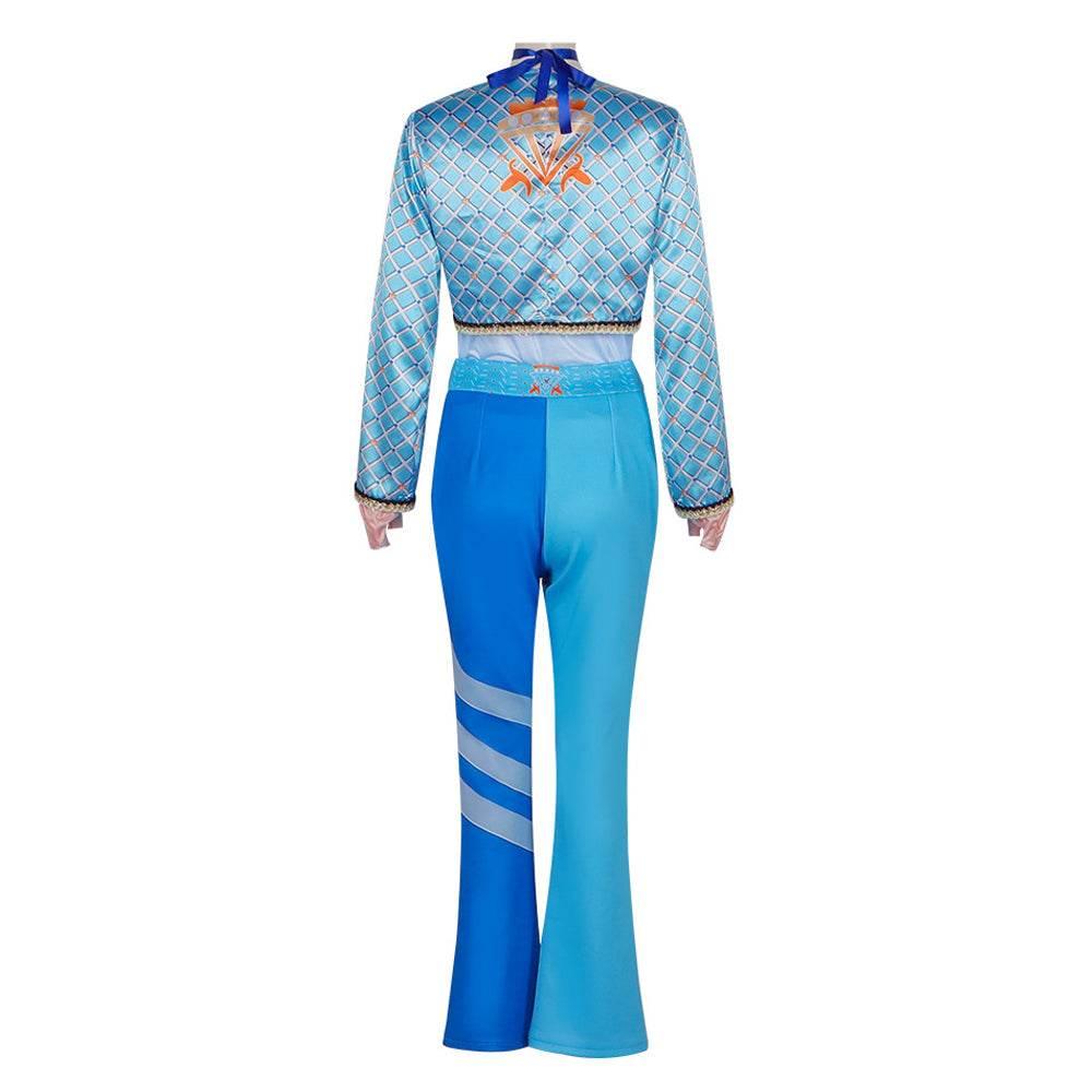 Chloe Charming Cosplay Costume Women Blue Outfit Party Carnival - Azufun