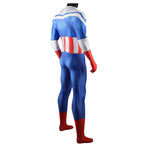 Captain America Winter Soldier Cosplay Costume Jumpsuit Zentai Party Carnival - Azufun