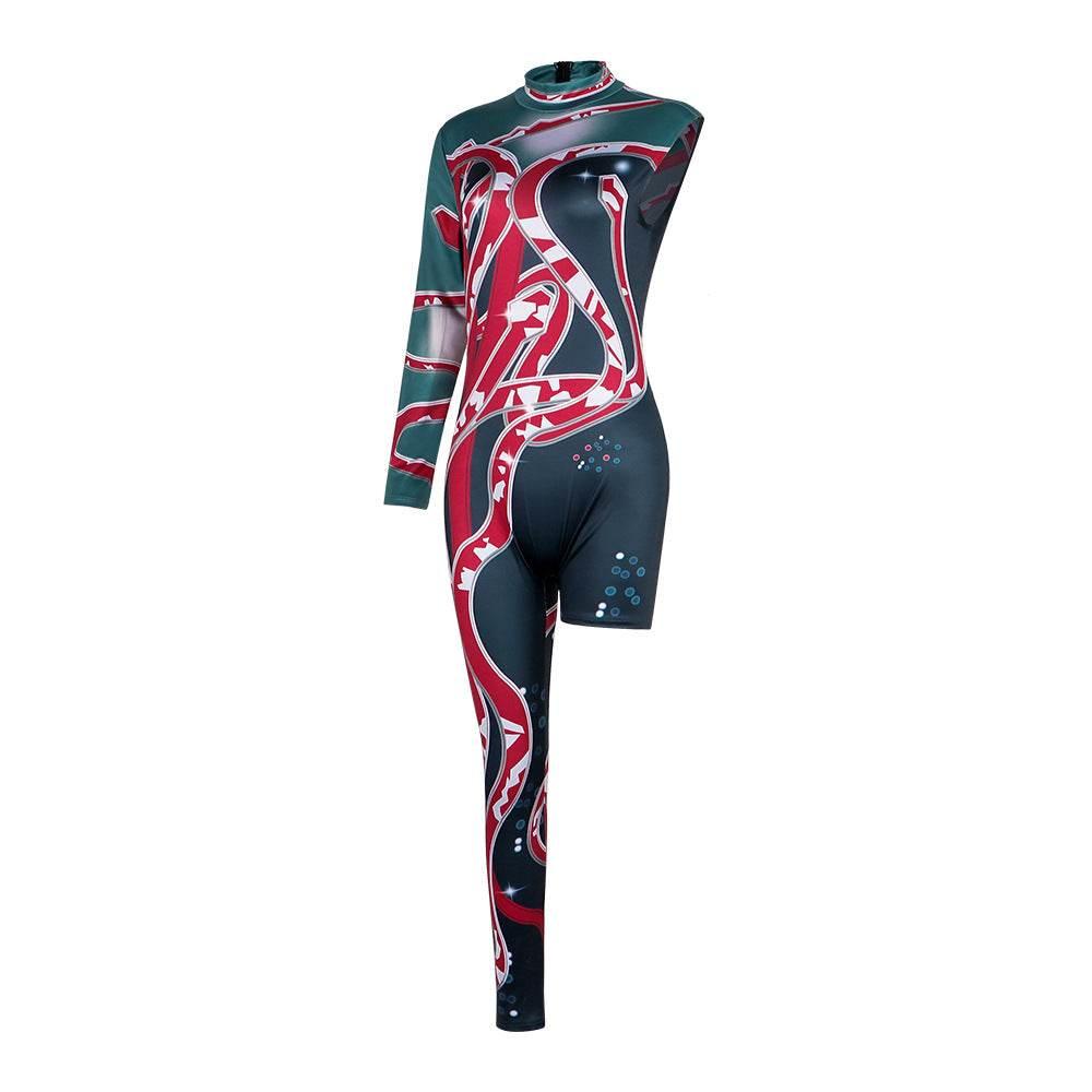 Swifties Cheerleaders Cosplay Costume Jumpsuit Zentai Party Carnival - Azufun