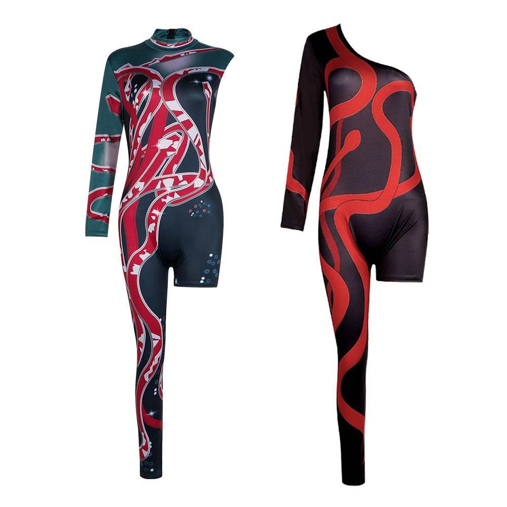 Swifties Cheerleaders Cosplay Costume Jumpsuit Zentai Party Carnival - Azufun