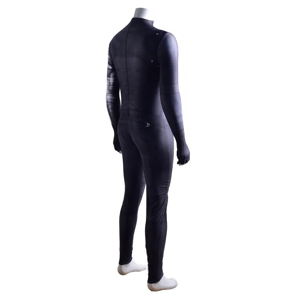 Bucky Barnes Winter Soldier Cosplay Costume Jumpsuit Zentai Party Carnival - Azufun