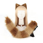 Crazy Zootopia Nick Fox Collar Headband Fox Tail Accessories