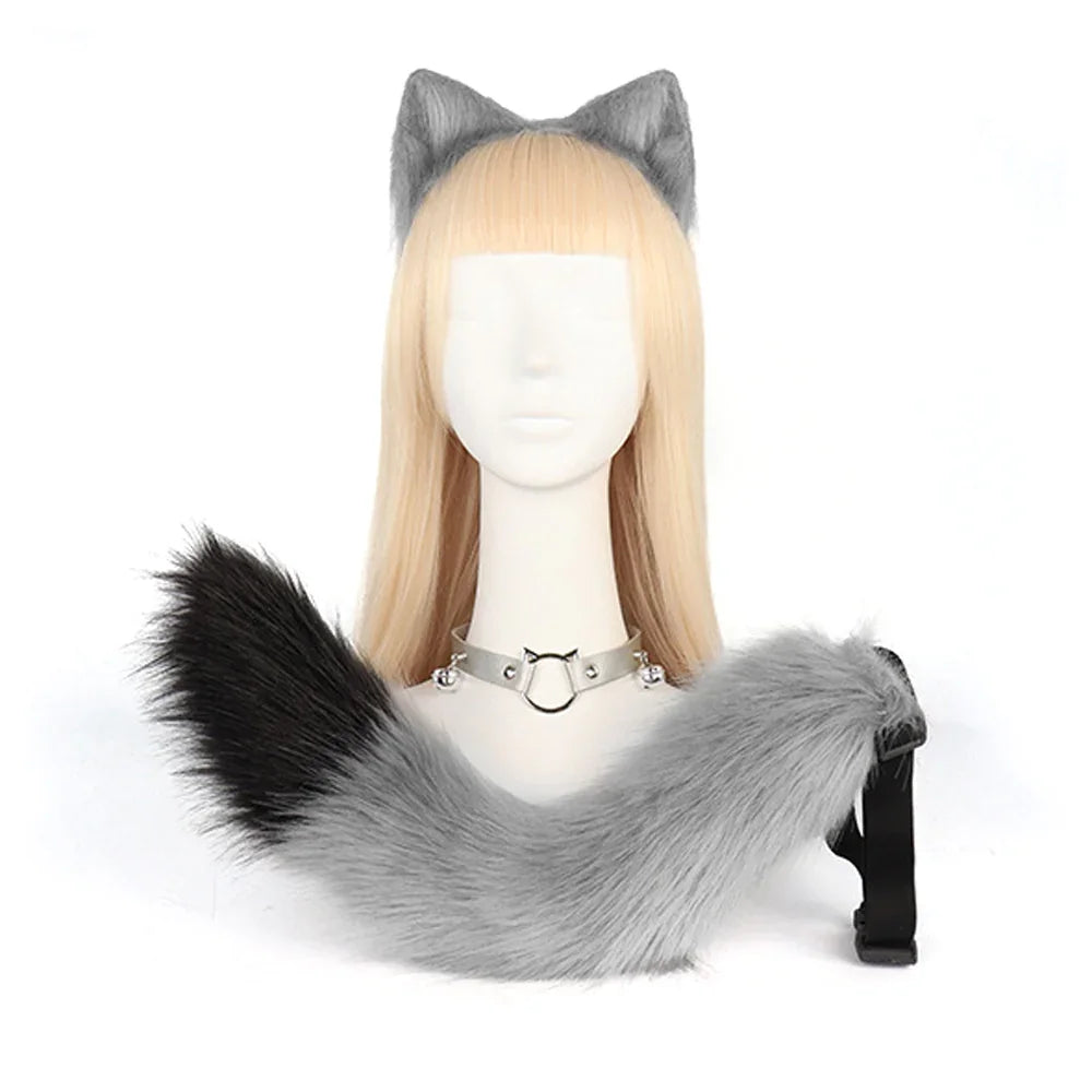 Crazy Zootopia Nick Fox Collar Headband Fox Tail Accessories
