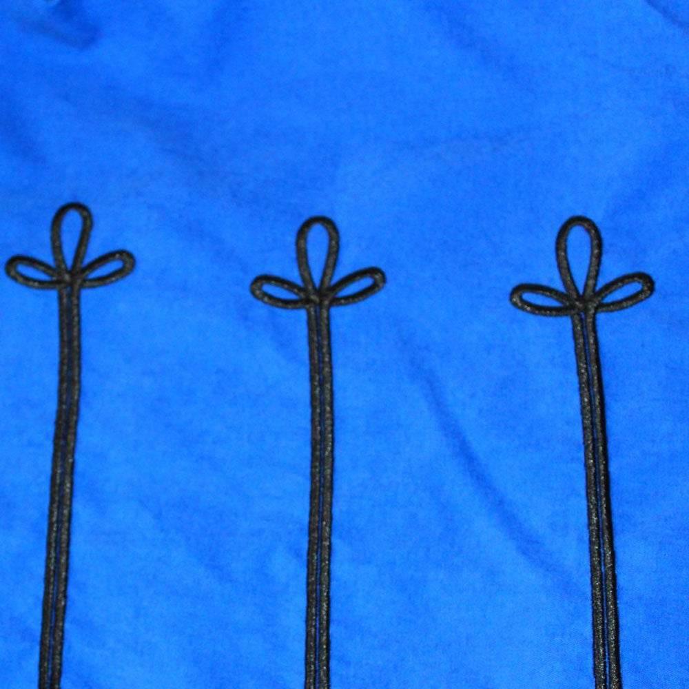 Men's Medieval Vintage Embroidered Button Jacket Outfits Carnival - Azufun