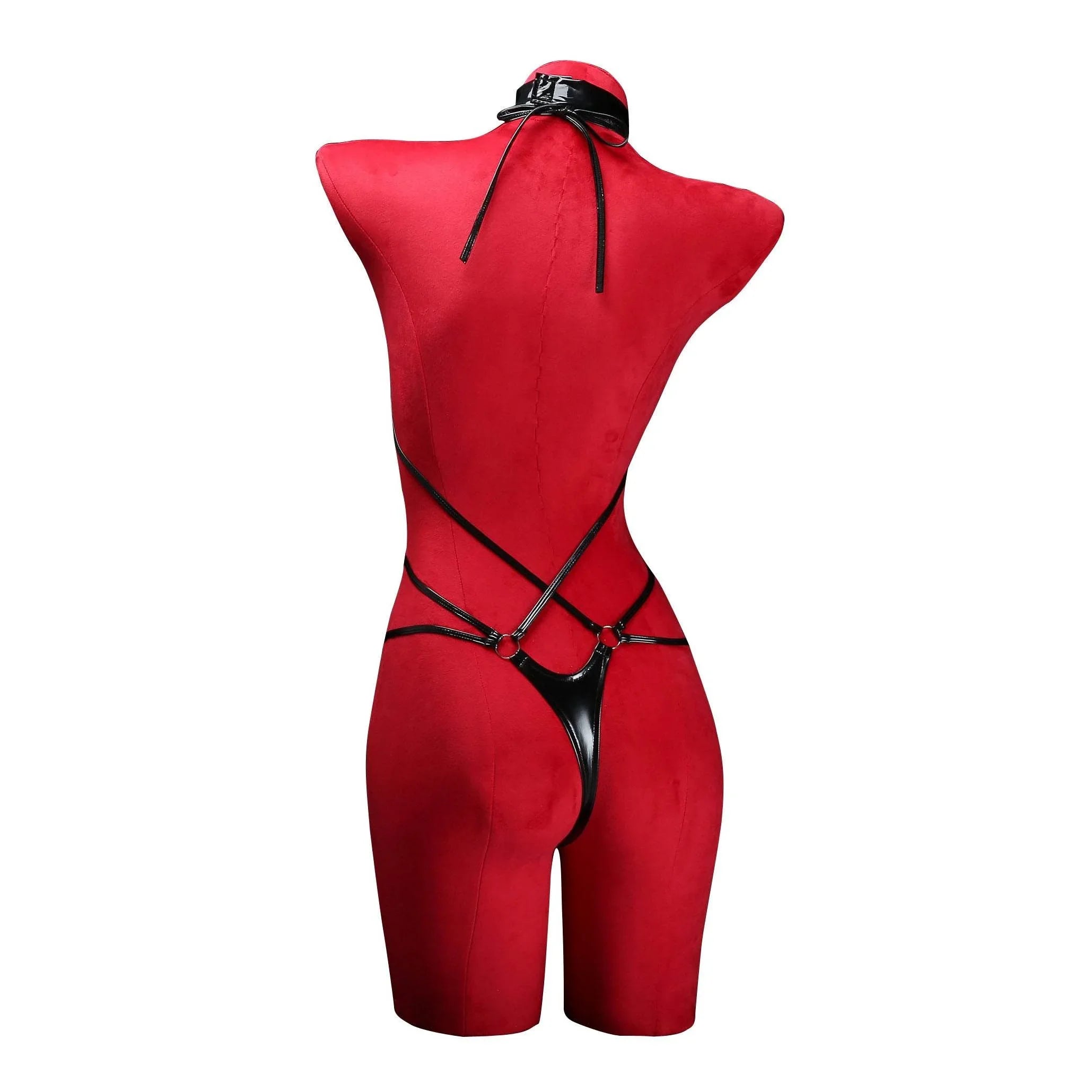 Sukumizu One-Piece Tie-Up Suit Costume - Azufun