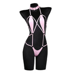 Sukumizu One-Piece Tie-Up Suit Costume - Azufun