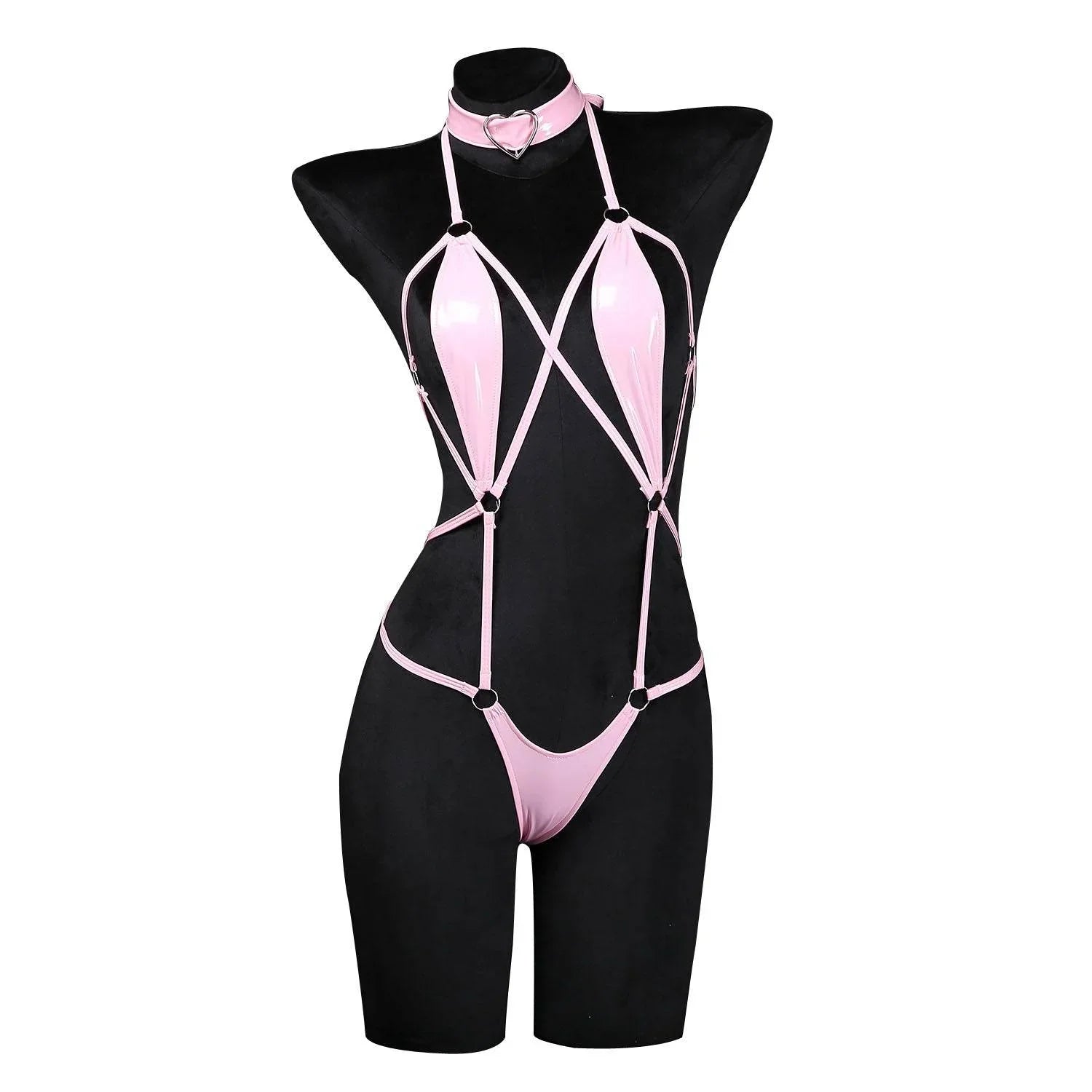 Sukumizu One-Piece Tie-Up Suit Costume - Azufun