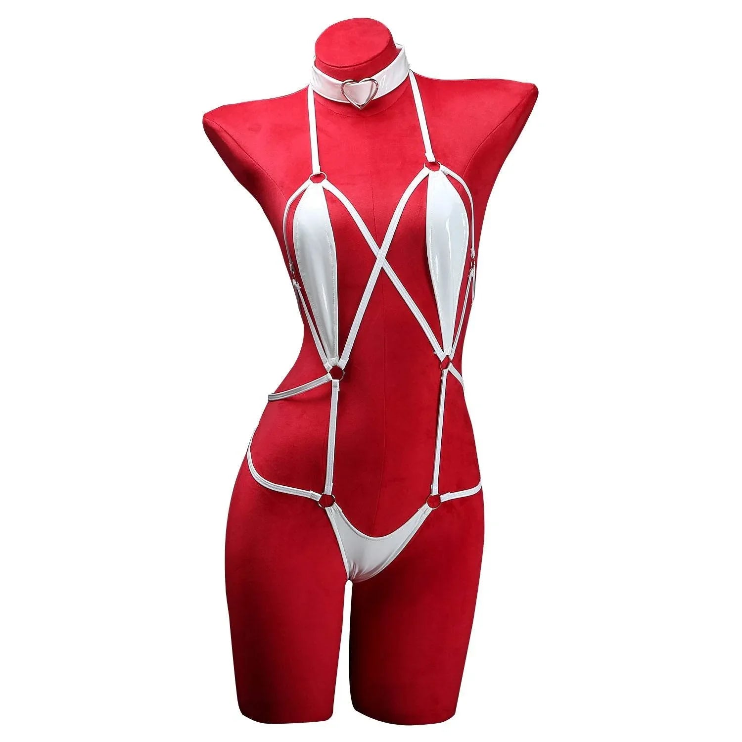 Sukumizu One-Piece Tie-Up Suit Costume - Azufun