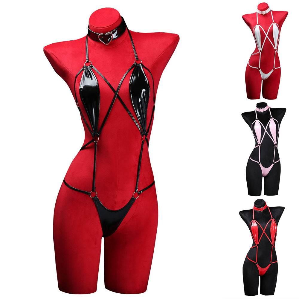 Sukumizu One-Piece Tie-Up Suit Costume - Azufun