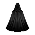 Medieval Suede Cape Halloween Retro Cloak Battle Warrior Role Play Cosplay Costume - Azufun
