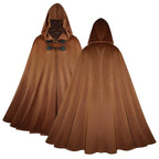 Medieval Suede Cape Halloween Retro Cloak Battle Warrior Role Play Cosplay Costume - Azufun