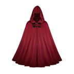 Medieval Suede Cape Halloween Retro Cloak Battle Warrior Role Play Cosplay Costume - Azufun