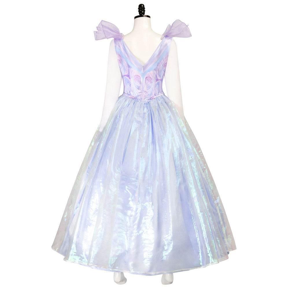 Wicked Glinda Women Blue Dress Outfit Carnival Halloween Cosplay Costume - Azufun