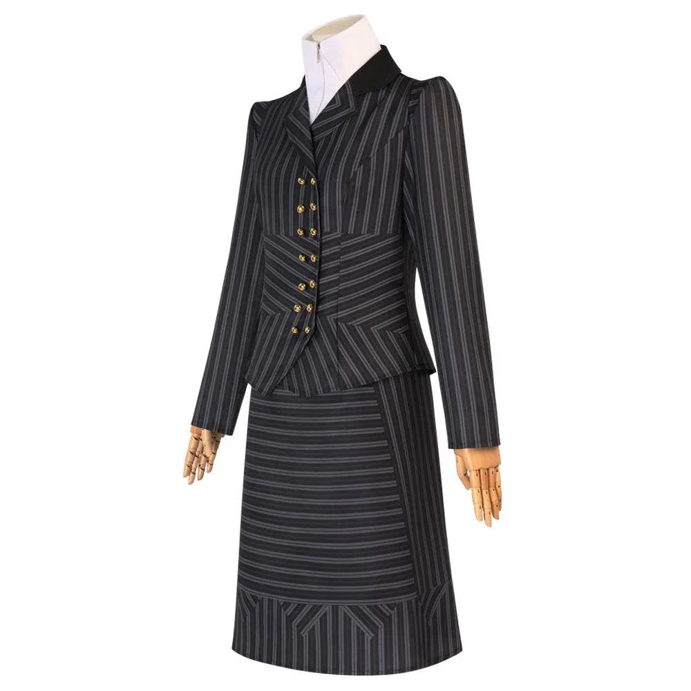 Wicked Elphaba School Uniform Outfit Carnival Halloween Cosplay Costume Set - Azufun