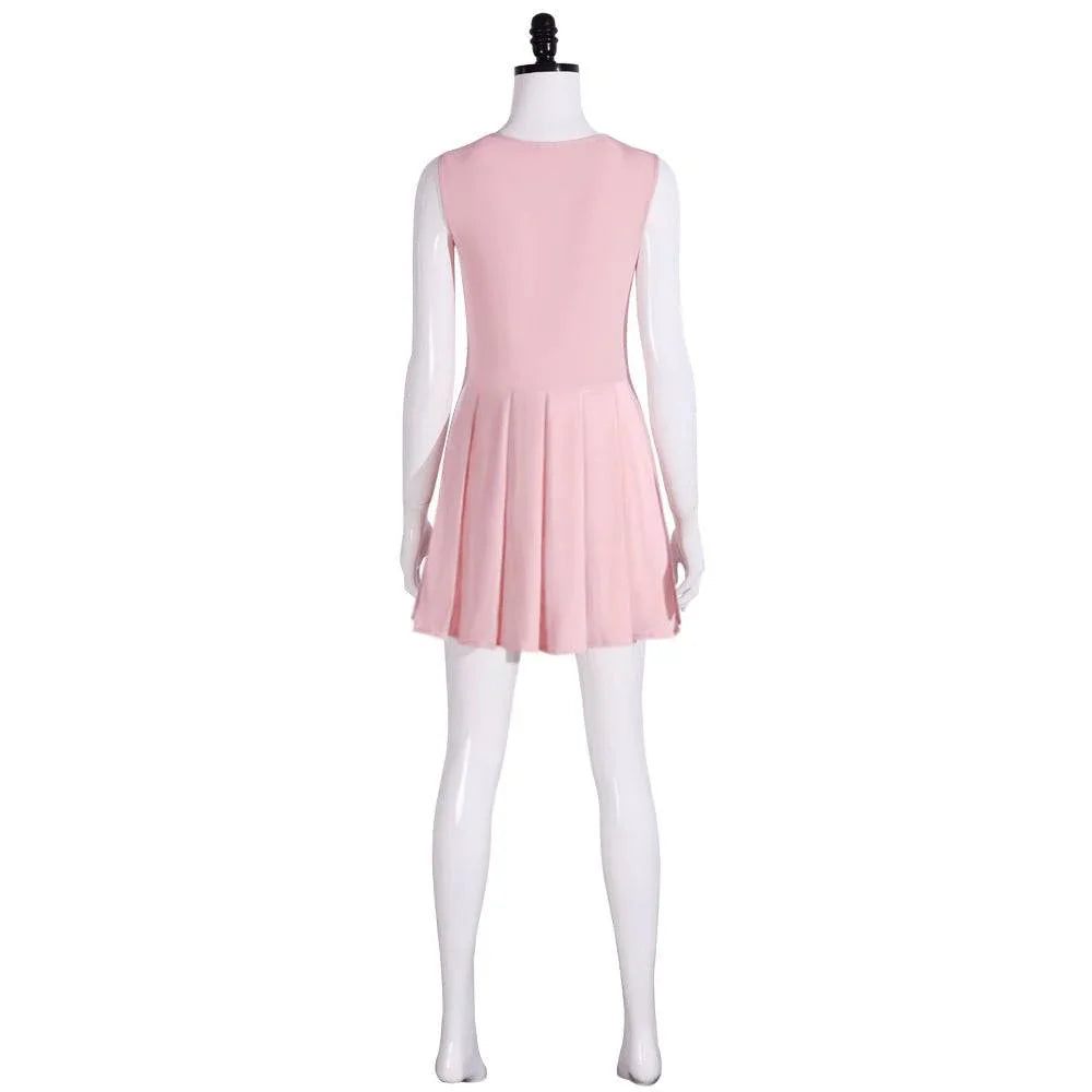 Wicked Glinda Pink Women Short Dress Outfit Carnival Cosplay Costume - Azufun