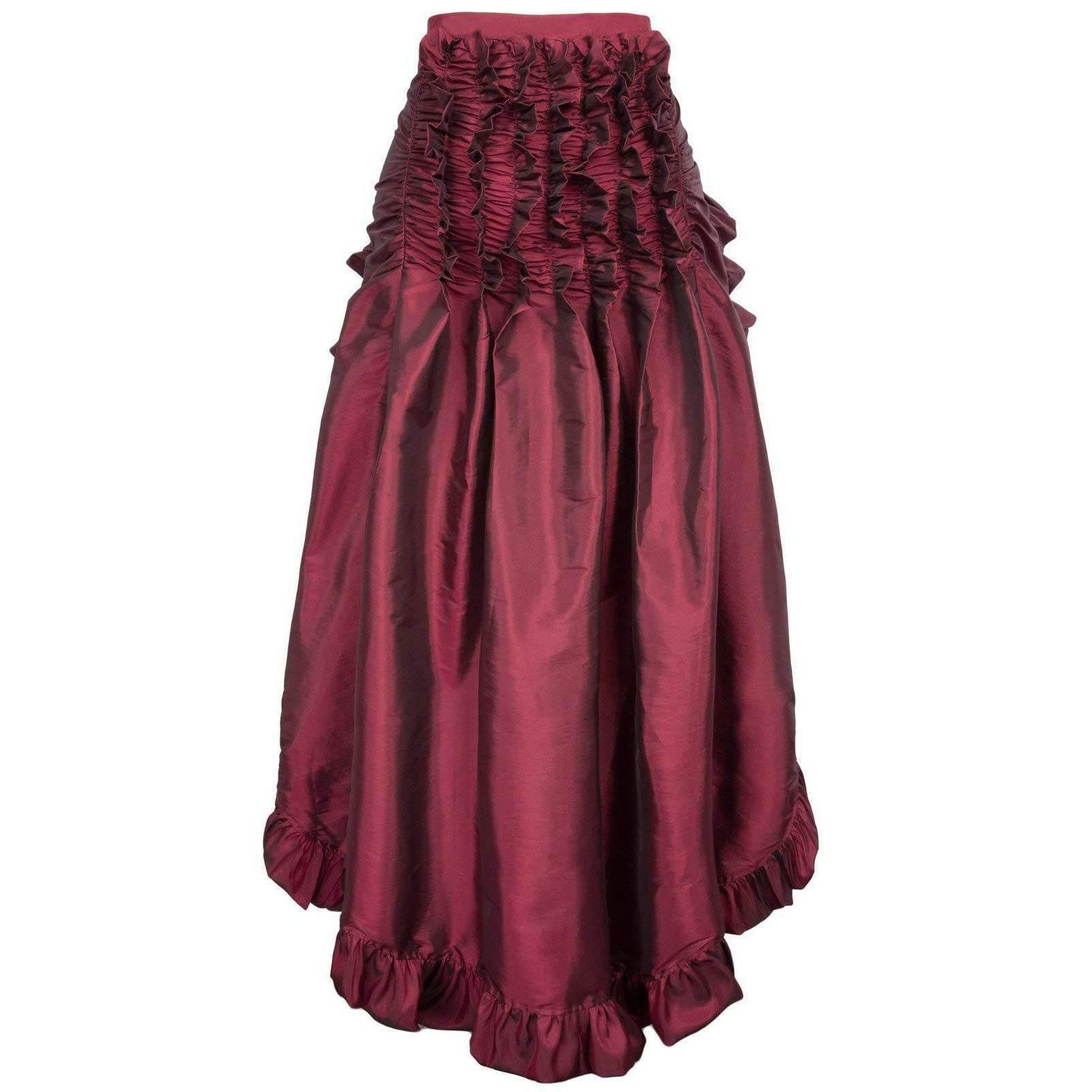 Medieval Women's Retro Style Pirate Waist Dance Skirt Dress - Azufun