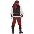 Halloween Caribbean Pirates Vest Adult Stage Costume - Azufun