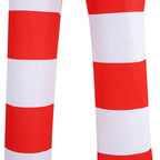 Halloween prison striped prisoner uniform role play adult costume - Azufun