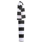 Halloween prison striped prisoner uniform role play adult costume - Azufun
