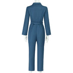 Mouthwashing Anya Women Blue Jumpsuit Carnival Halloween Cosplay Costume - Azufun