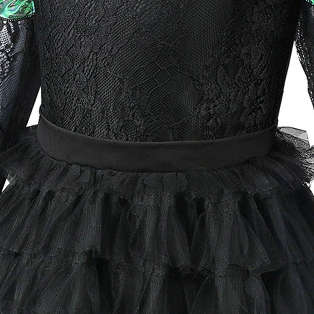 Wicked Black lace dress Halloween holiday party dress - Azufun