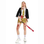 College Vampire Outfit Horror Zombie Student Uniform Party Women Halloween - Azufun