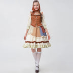 Little Red Riding Hood Halloween Dress Costume Maid Stage Suit - Azufun