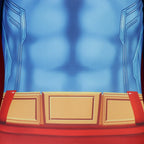 Deluxe Superman Clark Kent 3D Jumpsuit with Cloak Bodysuit - Azufun