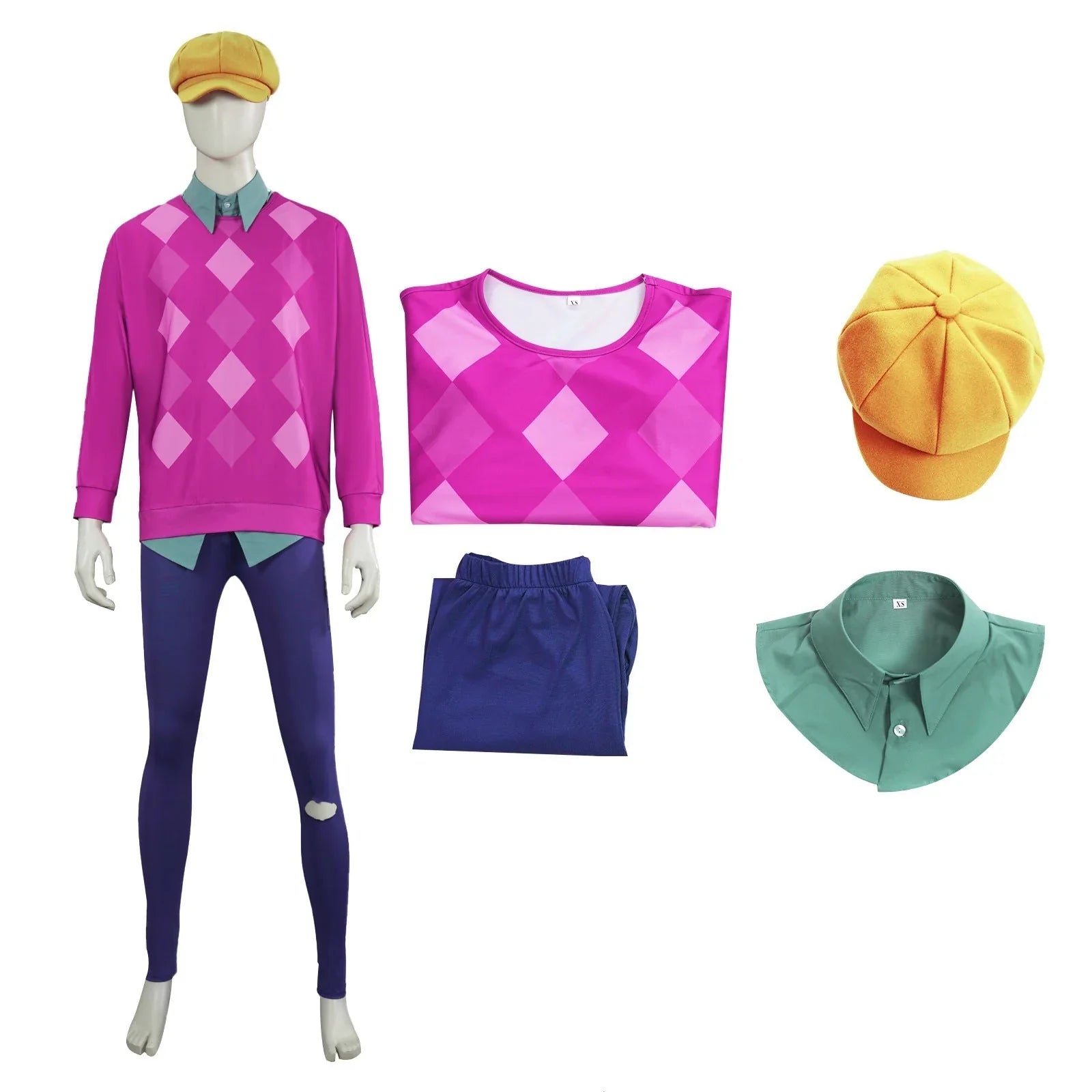 KPop Demon Hunters Baby Saja Soda Boy Group Song Costume For Men - Azufun