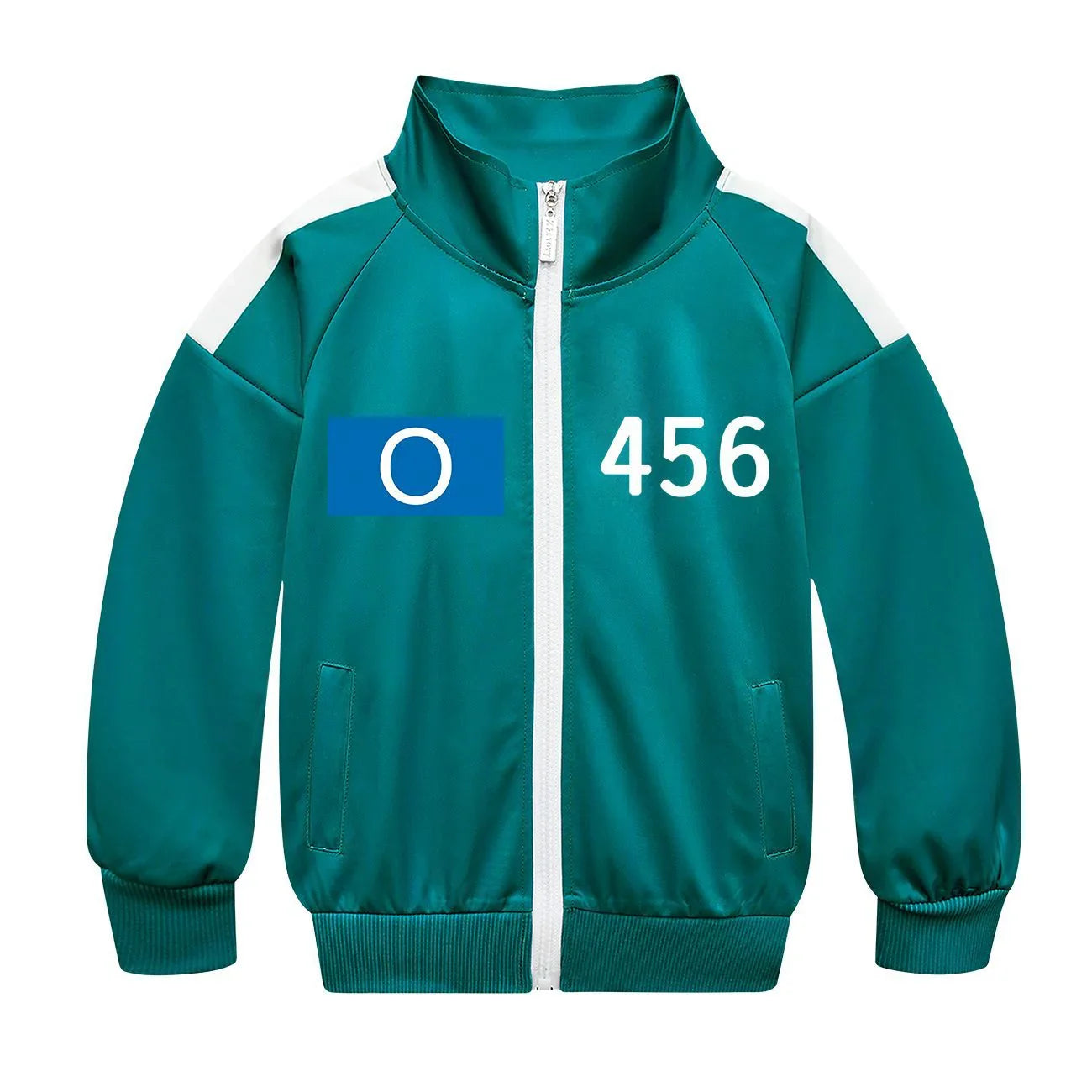 Players Tracksuit Costume Game Cosplay Squid Green Jacket Shirt For Adult Kids - Azufun