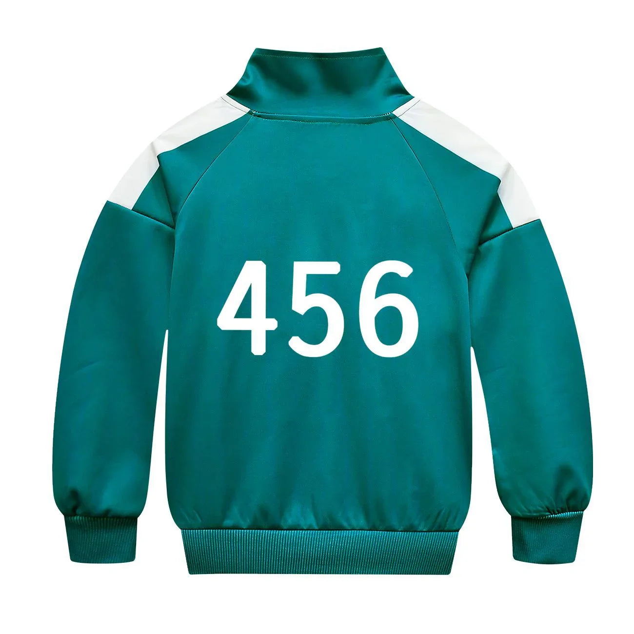 Players Tracksuit Costume Game Cosplay Squid Green Jacket Shirt For Adult Kids - Azufun