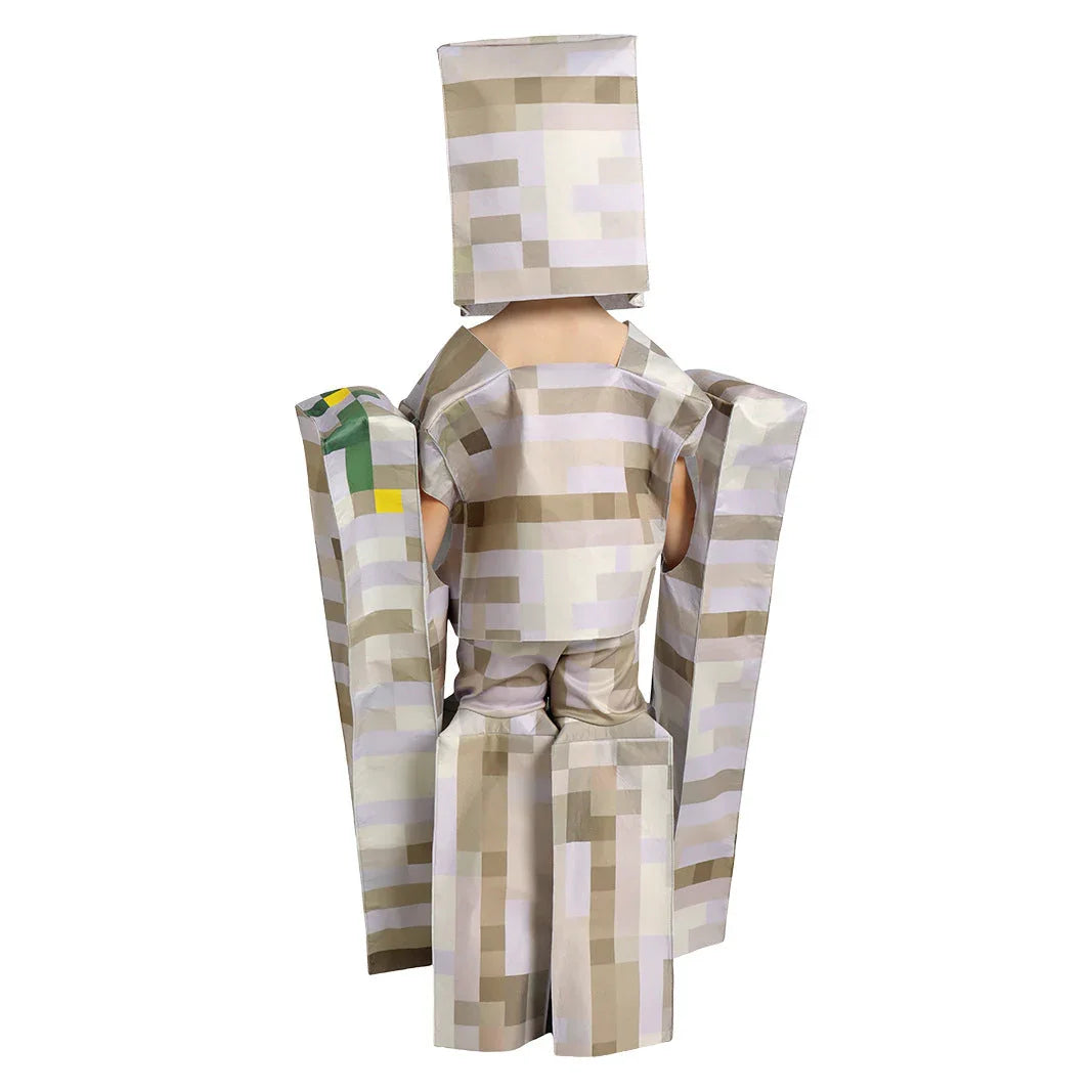 Minecraft Skeleton Kids Costume For Children Boy Girl Halloween - Azufun