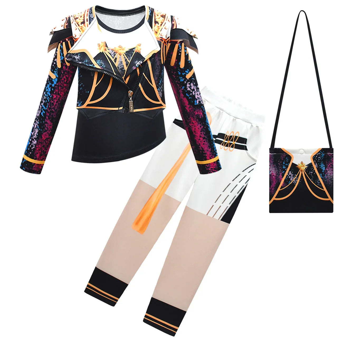 Kids Mira Zoey Rumi Pajamas Kpop Demons Hunters Cosplay For Girls - Azufun