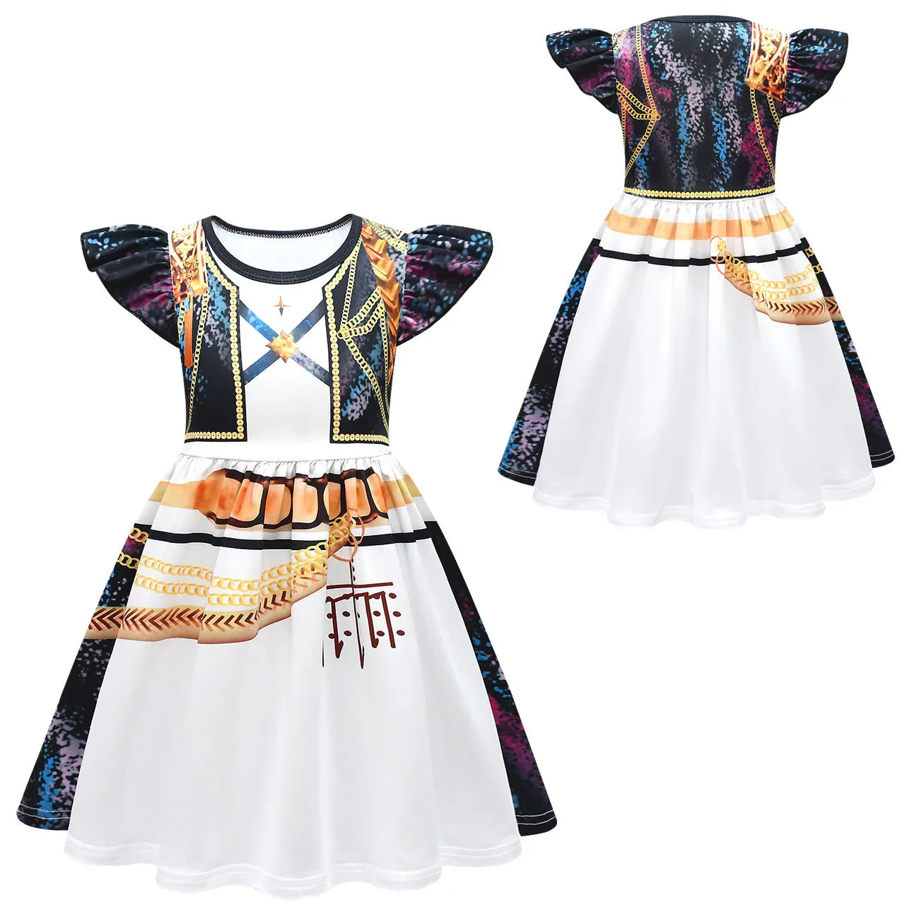K-pop Demon Hunters RUMI MIRA ZOEY Costume Dress Full Set Kids Girls - Azufun