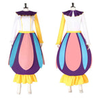 Girls Mrs. Potts Costume Hat Beauty and Beast Teapot Dress Suit Halloween