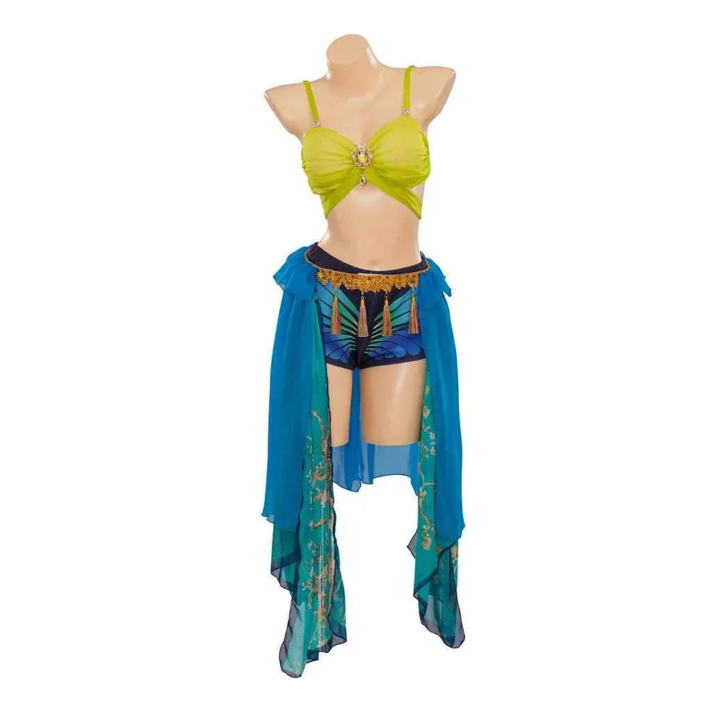 Dreamcosplay Britney Cosplay Spears Slave 4 U Costume Stage Halloween
