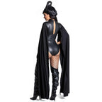 Bull Horn Maleficent Masquerade Costume Halloween Witch Women