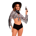 Western Vintage Themed IT'S HIGH NOON Cowgirl Costume