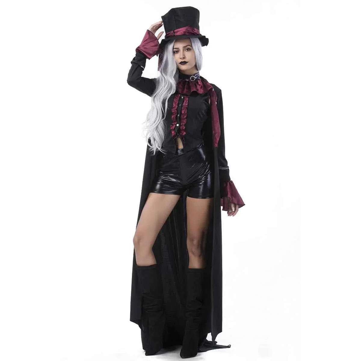 LUSTY VAMPIRE Witch Queen Long Dress Party Uniform DS Costume