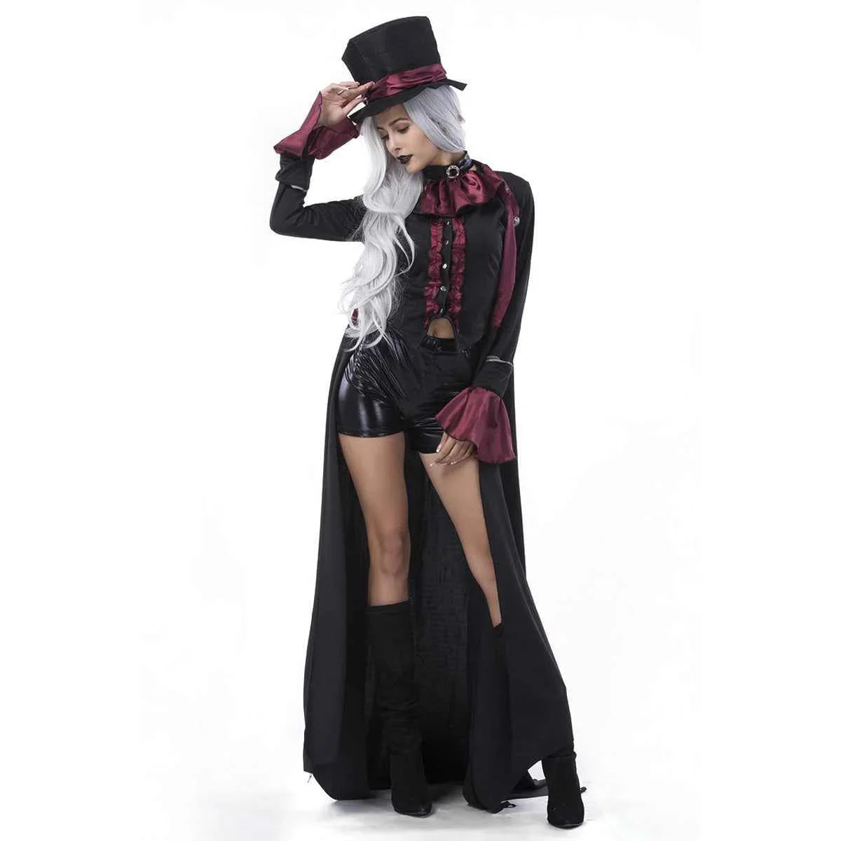 LUSTY VAMPIRE Witch Queen Long Dress Party Uniform DS Costume