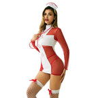 Nurse Lace Dress Uniform Costume for Women