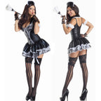 French Maid Lace Dress Game Costumes