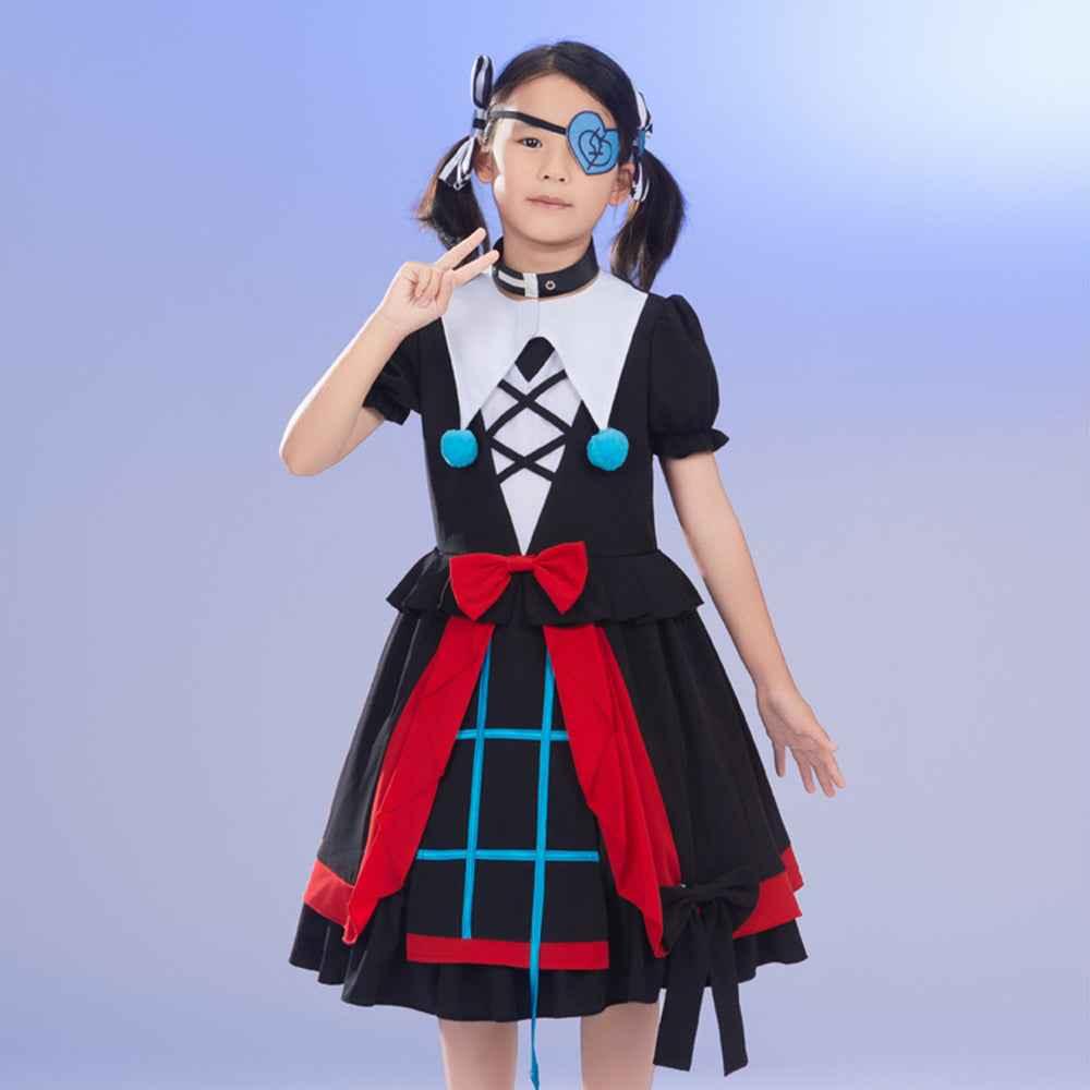 Game Eggy Party Stella Mute Girl Cosplay Costume Set