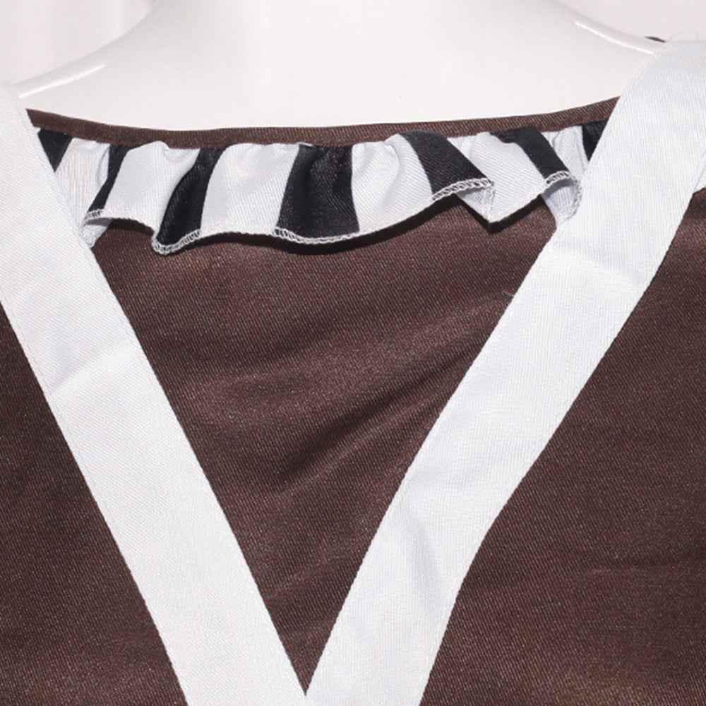 Charlie and the Chocolate Factory Clown Cosplay Costume Carnival Suit