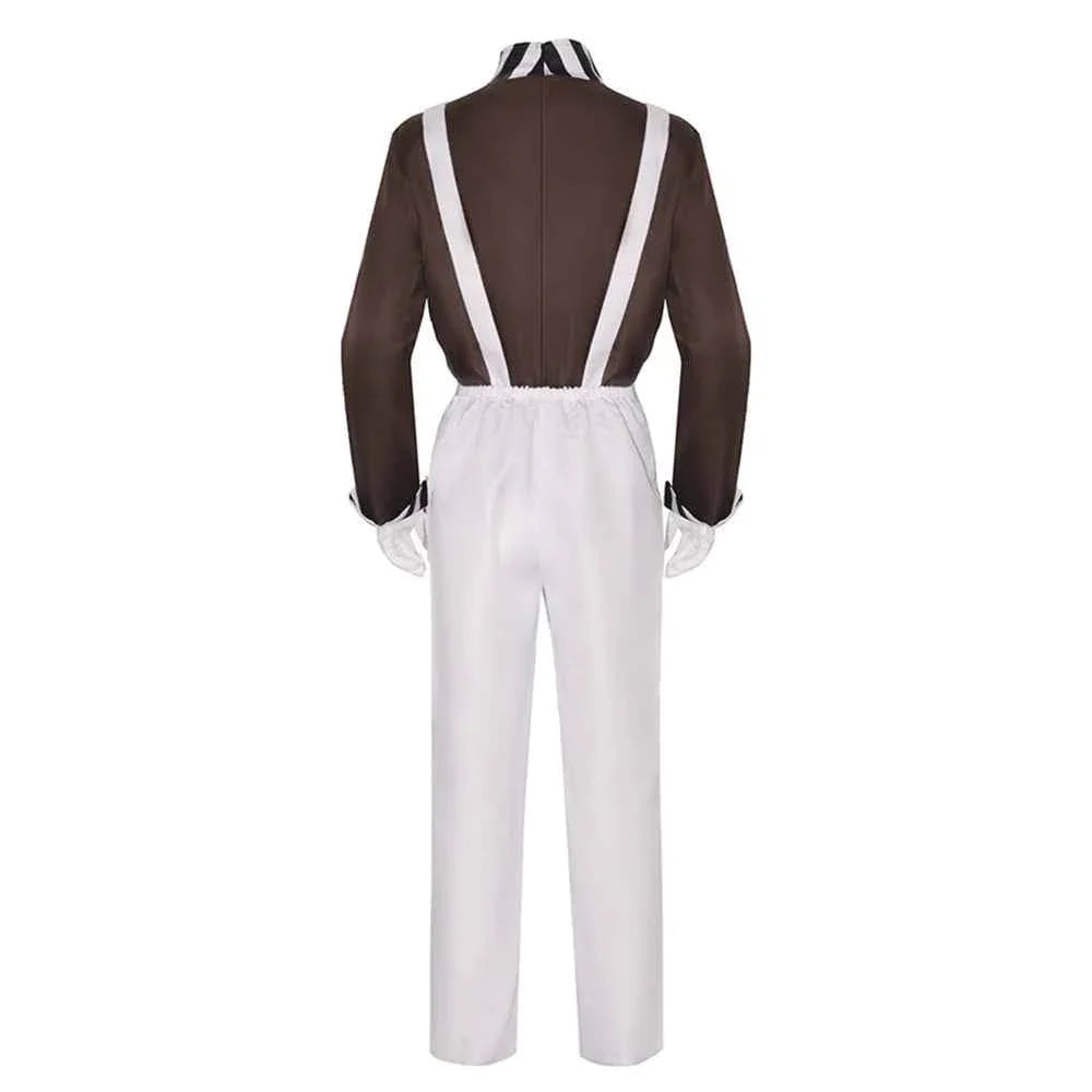 Charlie and the Chocolate Factory Clown Cosplay Costume Carnival Suit