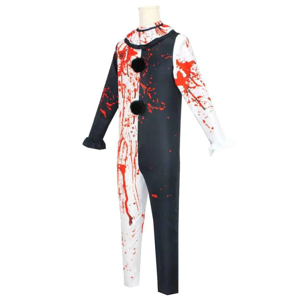 Art The Clown Dress Joker Costume Jumpsuit Halloween Terrifier Cosplay