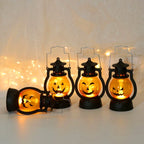 3-piece Pumpkin Lantern Handheld Pony Light Halloween LED Decorative Lights