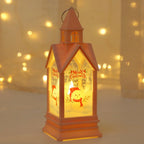 Electronic Candle Wind Lantern Castle Night Light Holiday Party Decorations