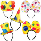 Clown Headband Cosplay Costume Headpiece Clown Costume Three-Piece Set